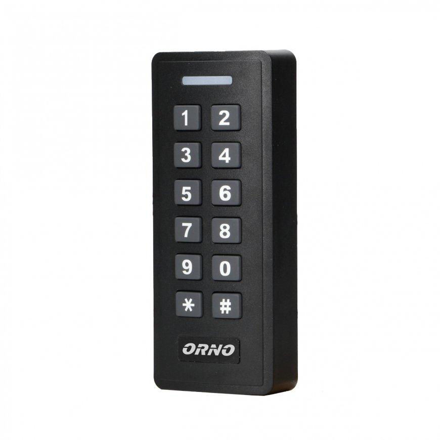 Orno Code lock with card and proximity tag reader, IP20, anthracite, guest function – 5