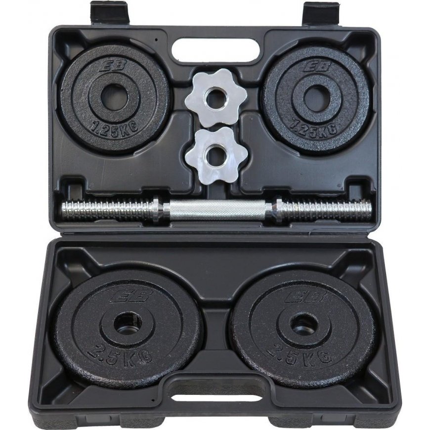 Interchangeable weight dumbbell EB Fit, 10 kg