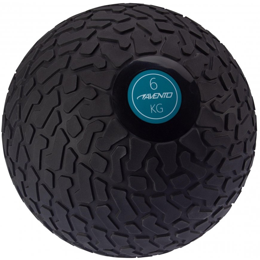 Weight ball AVENTO 42DJ 6kg D23cm Black / blue for throwing