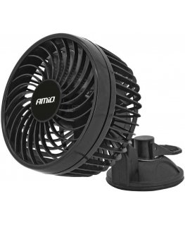 Car windmill fan with suction cup 24v amio-03004