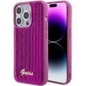 Case Guess Sequin Script Logo Case for iPhone 15 Magenta Case Guess Sequin Script Logo Case for iPhone 15 Magenta