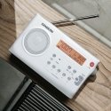 Radio Sangean Digital Tuning AM / FM, white / PR-D7 Radio Sangean Digital Tuning AM / FM, white / PR-D7