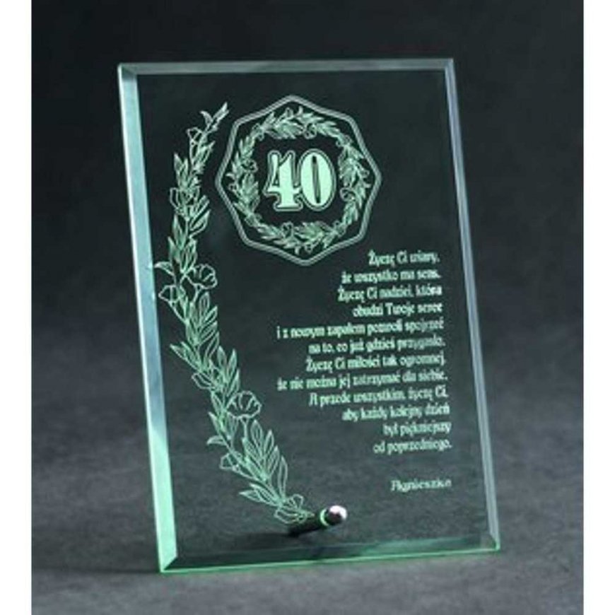 Tryumf Engraved glass trophy – 3