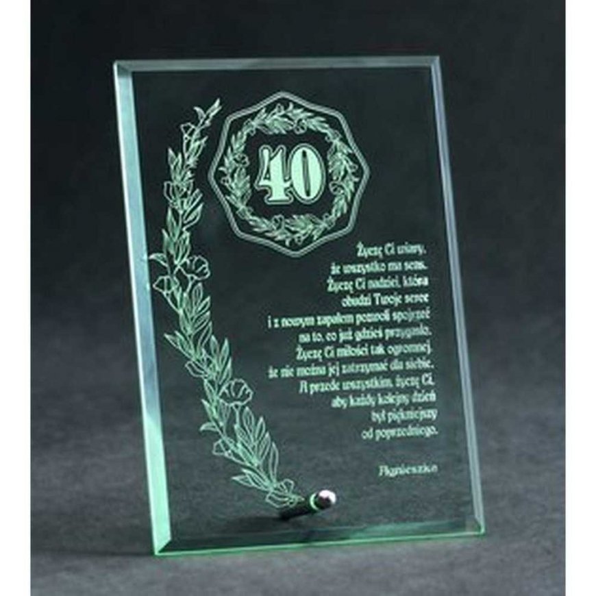 Tryumf Engraved glass trophy – 4