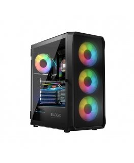 Logic PORTOS ARGB MINIDI USB 3.0 ümbris must
