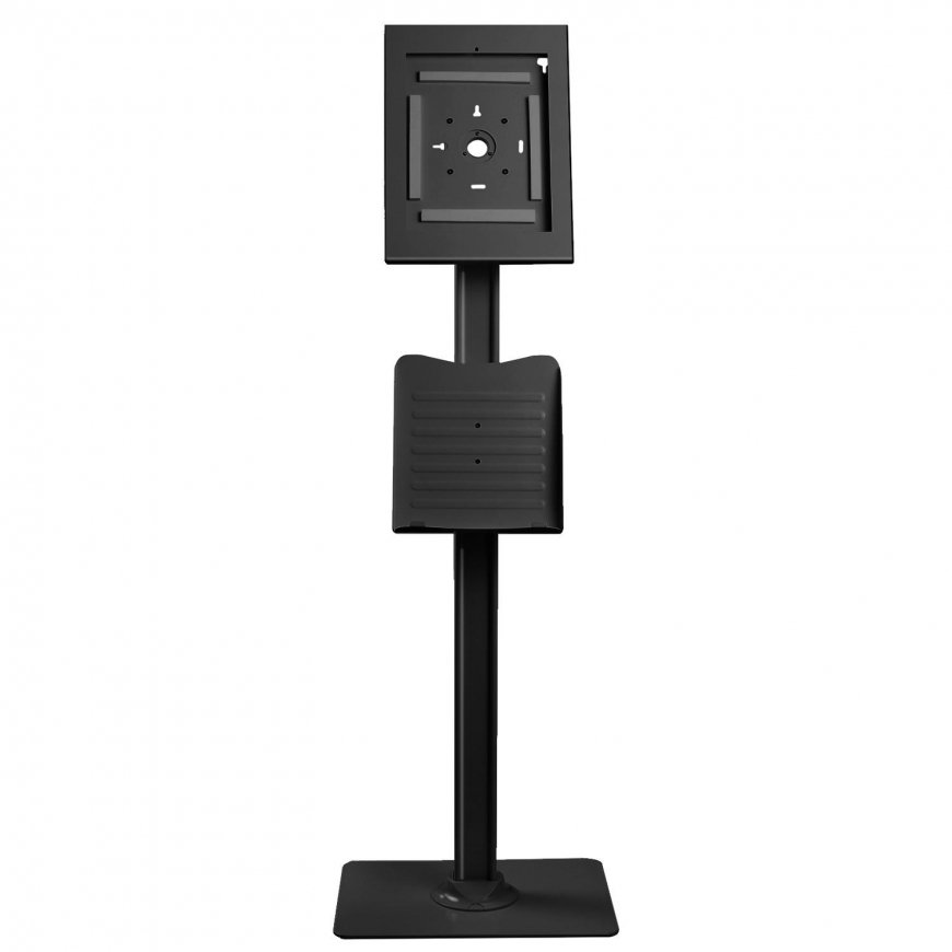 Maclean tablet holder, lockable, black, iPad Pro (Gen 3), 12.9 – 2