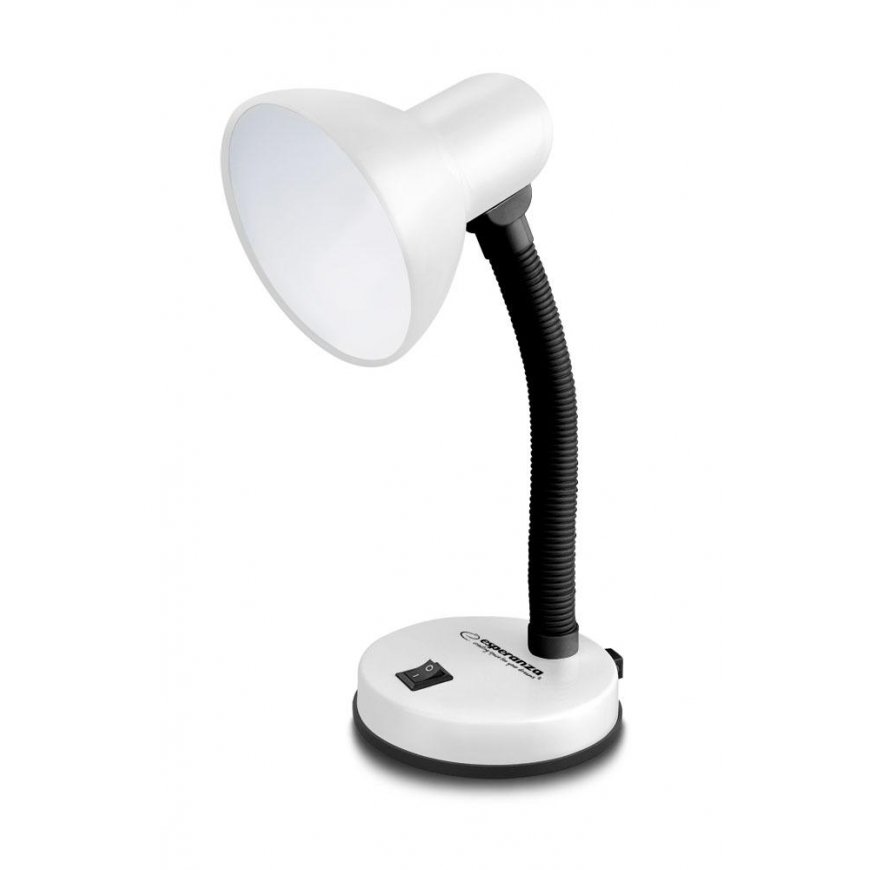 Stalinė lempa Esperanza ELD109W Esperanza lampka biurkowa e27 vega balta