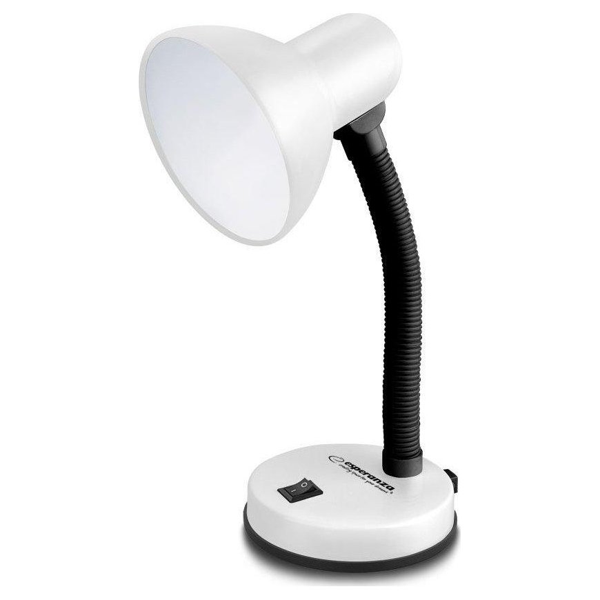 Stalinė lempa Esperanza ELD109W Esperanza lampka biurkowa e27 vega balta – 2