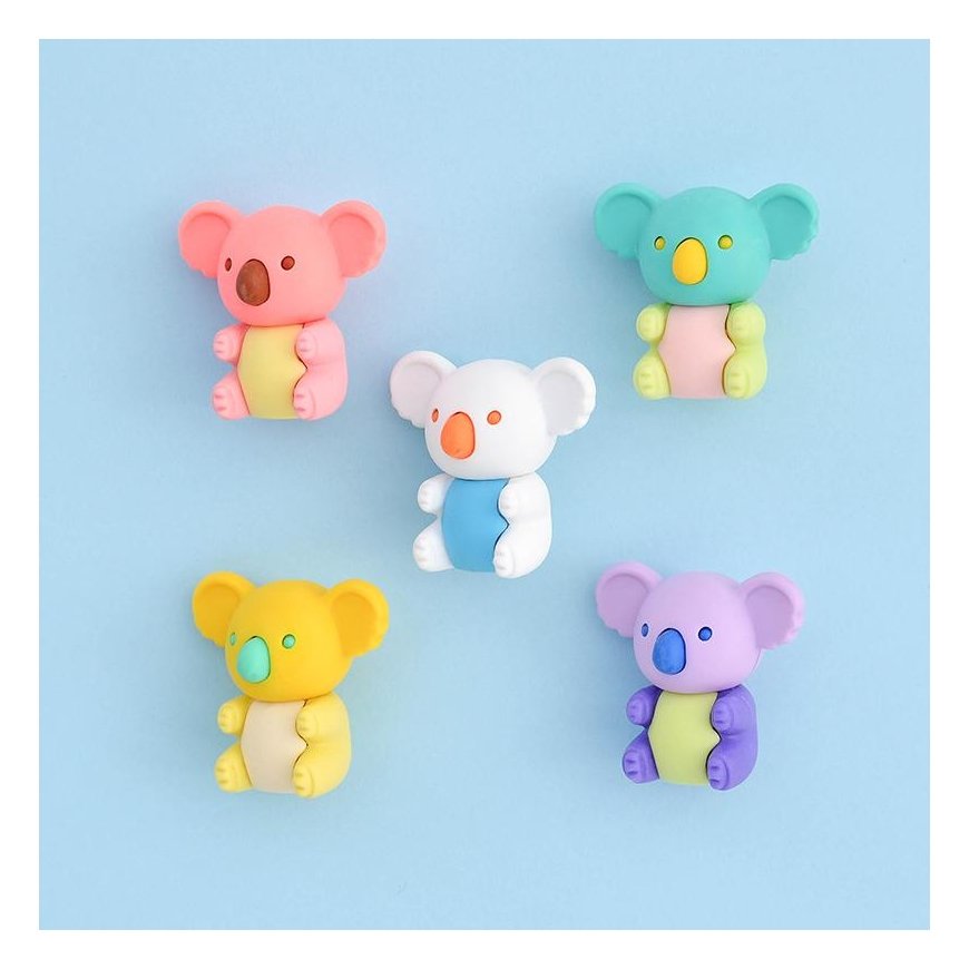 IWAKO trintukų - dėlionių rinkinys "Colorz Koala"
