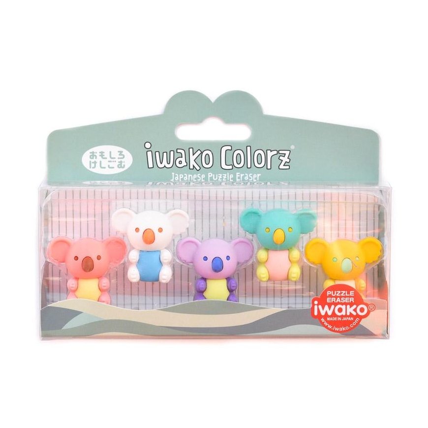 IWAKO erasers - puzzle set "Colorz Koala" – 2