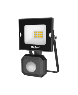 Rebel 10W LED spotlight with motion and twilight sensor, 4000K, 230V