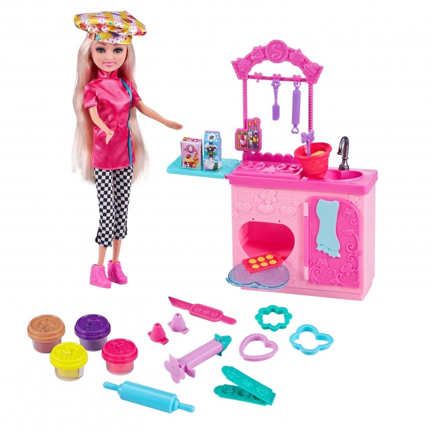 SPARKLE GIRLZ 27cm doll with baking set, 100183 – 3