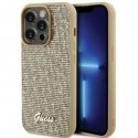 Guess Apple iPhone 15 Pro HC PU DISCO SCRIPT META Gold Guess Apple iPhone 15 Pro HC PU DISCO SCRIPT META Gold