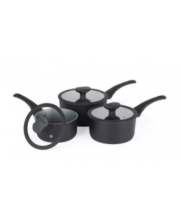 Russell Hobbs RH02131EU7 Crystaltech tall saucepan set 3pcs
