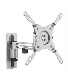 Deltaco ARM-0266 monitoriaus laikiklis arba stovas 109,2 cm (43") Sidabras Siena