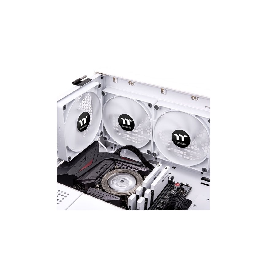 Thermaltake CT120 PC Tietokonekotelo Tuuletin 12 cm Valkoinen – 5