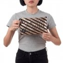 Pencil case ZIPIT Metallic Jumbo Pouch, ZTJ-MT-1, Bronze Pencil case ZIPIT Metallic Jumbo Pouch, ZTJ-MT-1, Bronze