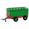 Lean Cars Tractor with farm car trailer Lean Cars Tractor with farm car trailer