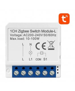 Smart Switch Module ZigBee Avatto LZWSM16-W1 No Neutral TUYA