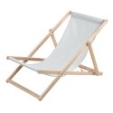 Woodok Beach lounger, wooden light gray Woodok Beach lounger, wooden light gray