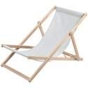 Woodok Beach lounger, wooden light gray Woodok Beach lounger, wooden light gray