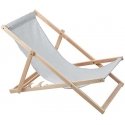 Woodok Beach lounger, wooden light gray Woodok Beach lounger, wooden light gray
