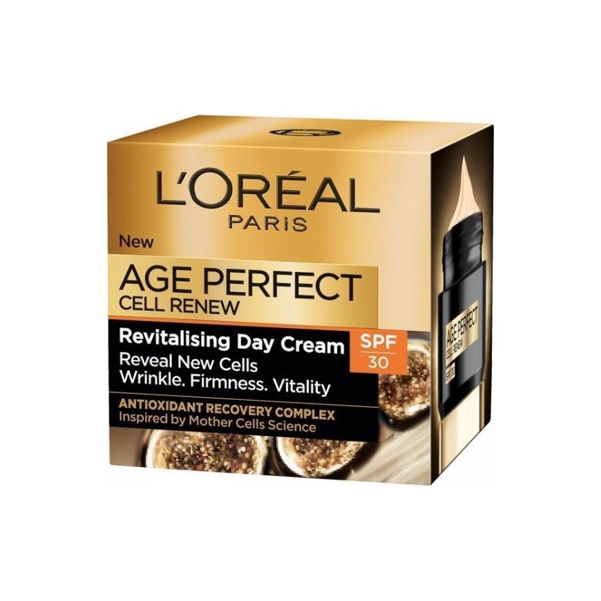 L'Oreal Paris LOREAL_Age Perfect Cell Renew Revitalizing Day Cream SPF 30 revitalizing day cream against wrinkles 50 ml