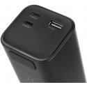 Mobilna Bateria Power Bank Maclean, 24600mAh, Maitinimo tiekimas (PD) 140W, Greitas/Greitas/Super įkrovimas, 88,56Wh, 2x Typ-C, 
