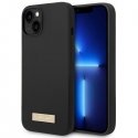 Guess GUHMP14MSBPLK iPhone 14 Plus 6.7" Black/Black Hard Case Silicone Logo Plate MagSafe