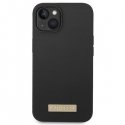 Guess GUHMP14MSBPLK iPhone 14 Plus 6.7" Black/Black Hard Case Silicone Logo Plate MagSafe