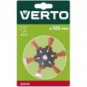 Verto Abrasive abrasive brush with 100 mm shaft - 62H720