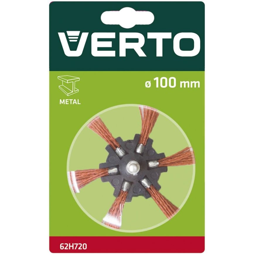 Verto Abrasive abrasive brush with 100 mm shaft - 62H720 – 3