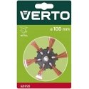 Verto Abrasive abrasive brush with 100 mm shaft - 62H720