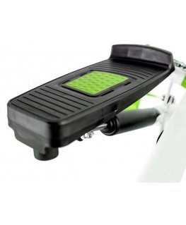 S3085 Green-White SLANTING STEPPER WITH HANDLE AND ROPES HMS