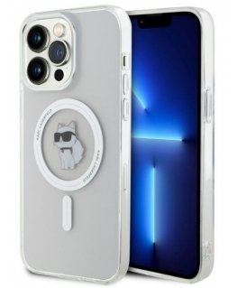 Karl Lagerfeld Apple iPhone 15 Pro Max IML Choupette MagSafe Case Transparent