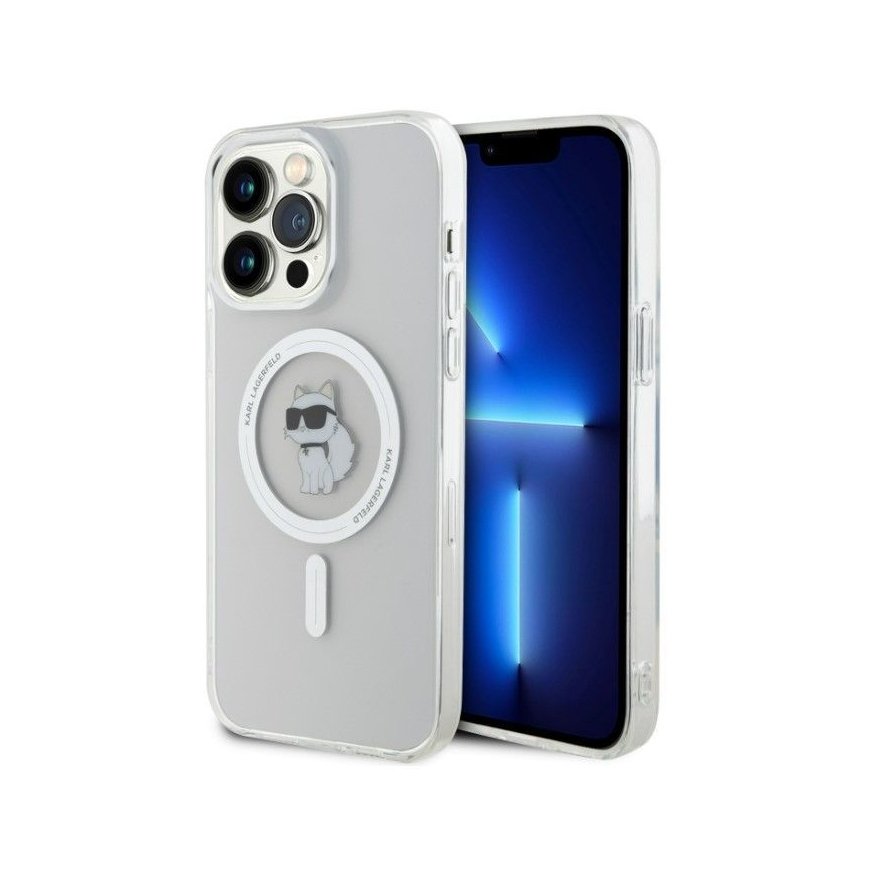 Karl Lagerfeld Apple iPhone 15 Pro Max IML Choupette MagSafe Case Transparent