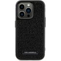 Case Karl Lagerfeld Rhinestone Plate Metal Logo Case for iPhone 15 Pro Black Case Karl Lagerfeld Rhinestone Plate Metal Logo Case for iPhone 15 Pro Black
