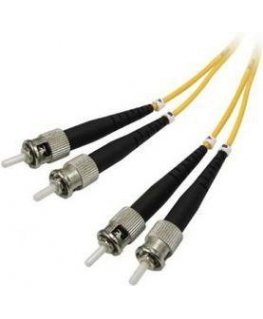 Single-mode fiber optic cable, 09/125, ST - ST, 2m