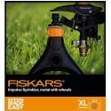 Fiskars Pulse sprayer with wheels, metal Fiskars Pulse sprayer with wheels, metal