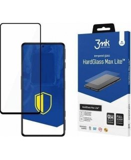 3MK Grūdintas stiklas 3MK HardGlass Max Lite POCO F4 5G juoda
