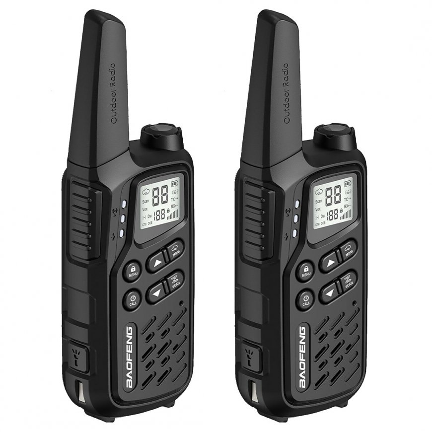 BaoFeng Rācija Baofeng BF-T25E melna