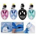 Blue Free Breath nardymo kaukė M2068G L/XL mėlyna Blue Free Breath nardymo kaukė M2068G L/XL mėlyna