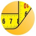 Matavimo juosta 5 m Komelon [PCT55] su dvipusėmis svarstyklėmis