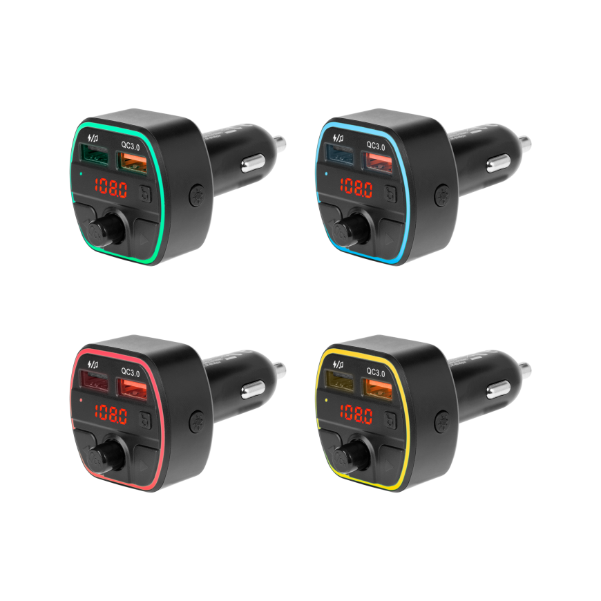 Peiying FM automobilinis siųstuvas su bluetooth funkcija – 4