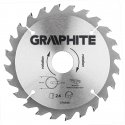 GRAPHITE Circular saw blade, Widia, 160 x 30 mm, 24 teeth