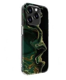 Case Evelatus Apple iPhone 15 PC Customized Print Design Marble Dark Green