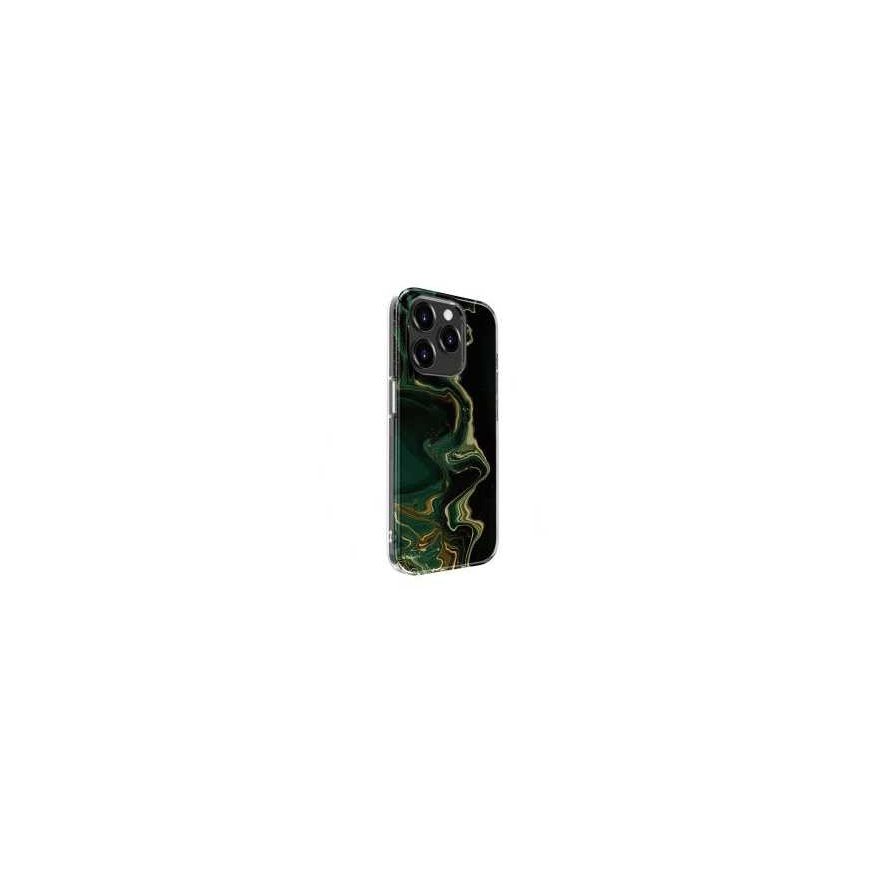 Case Evelatus Apple iPhone 15 PC Customized Print Design Marble Dark Green