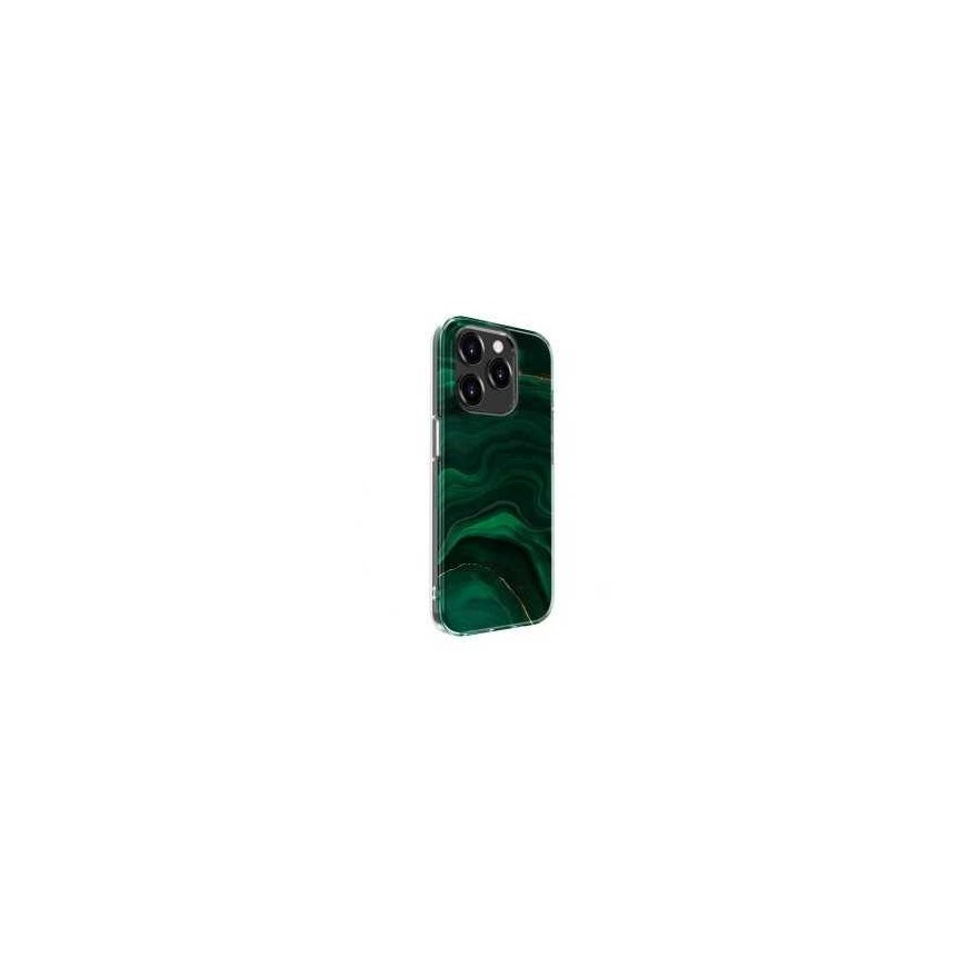 Dėklas Evelatus Apple iPhone 15 PC Customized Print Design Marble Dark Green – 2