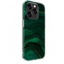 Case Evelatus Apple iPhone 15 PC Customized Print Design Marble Dark Green Case Evelatus Apple iPhone 15 PC Customized Print Design Marble Dark Green