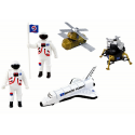 Lean Cars Set of Figures Space Truck Rocket 15 El. Lean Cars Set of Figures Space Truck Rocket 15 El.